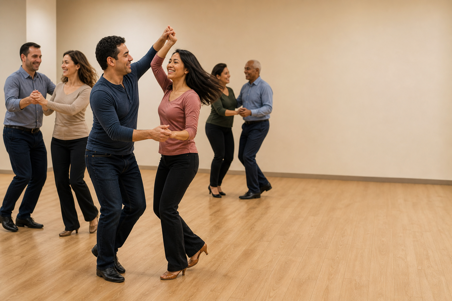 Clases de baile latino en Almería — salsa, bachata y kizomba