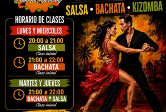 Cartel nueva temporada de clases de salsa y bachata en Almería